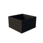 Duurzame kunststof Bloembak Agora 3 - 90 x 90 cm - Afbeelding 4