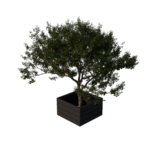 Duurzame kunststof Bloembak Agora 3 - 90 x 90 cm - Afbeelding 5