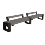Veelzijdige tuinbank Canvas type 360 2N - 372cm - Afbeelding 3