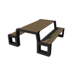 Duurzame Picknicktafel type Matrix 008 - 194 cm
