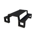 Duurzame Picknicktafel type Matrix 008 - 194 cm - Afbeelding 4