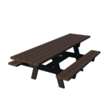 Duurzame picknicktafel type Oslo XL - 240 cm - Afbeelding 2