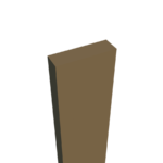 Plank met rechte hoek A