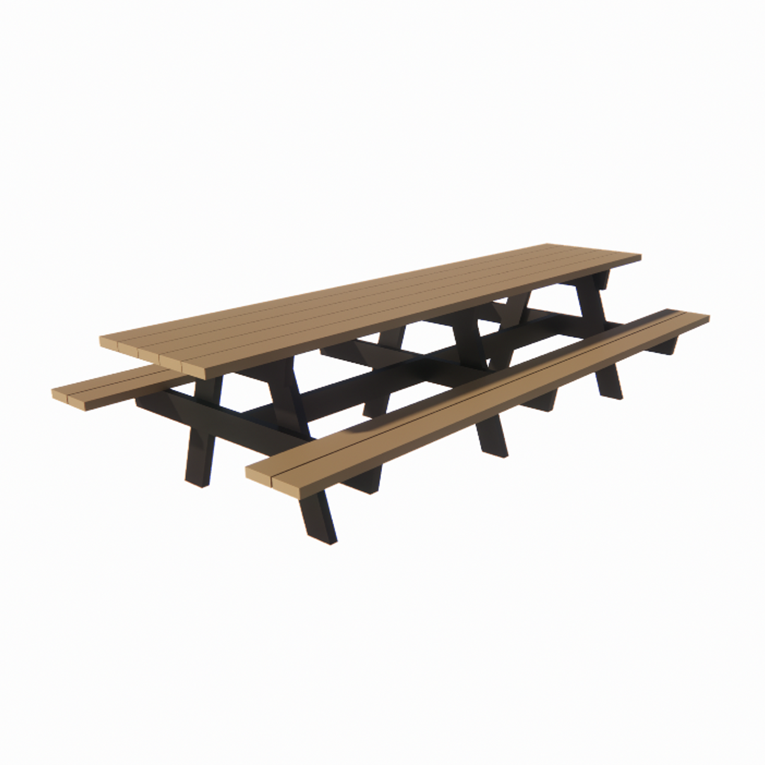 Duurzame lange Picknicktafel Oslo - 300 cm