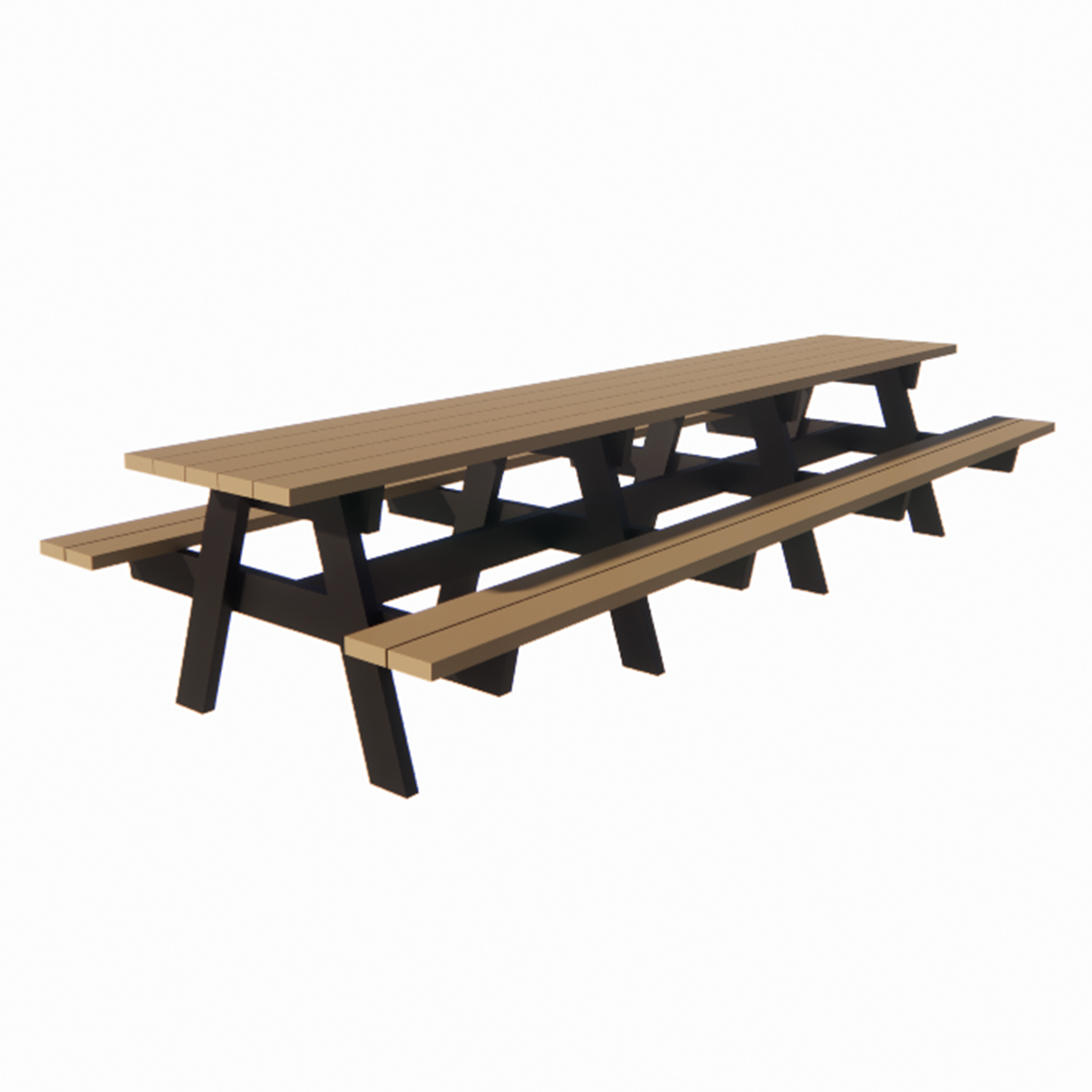 Duurzame Lange Picknicktafel Oslo - 360 cm